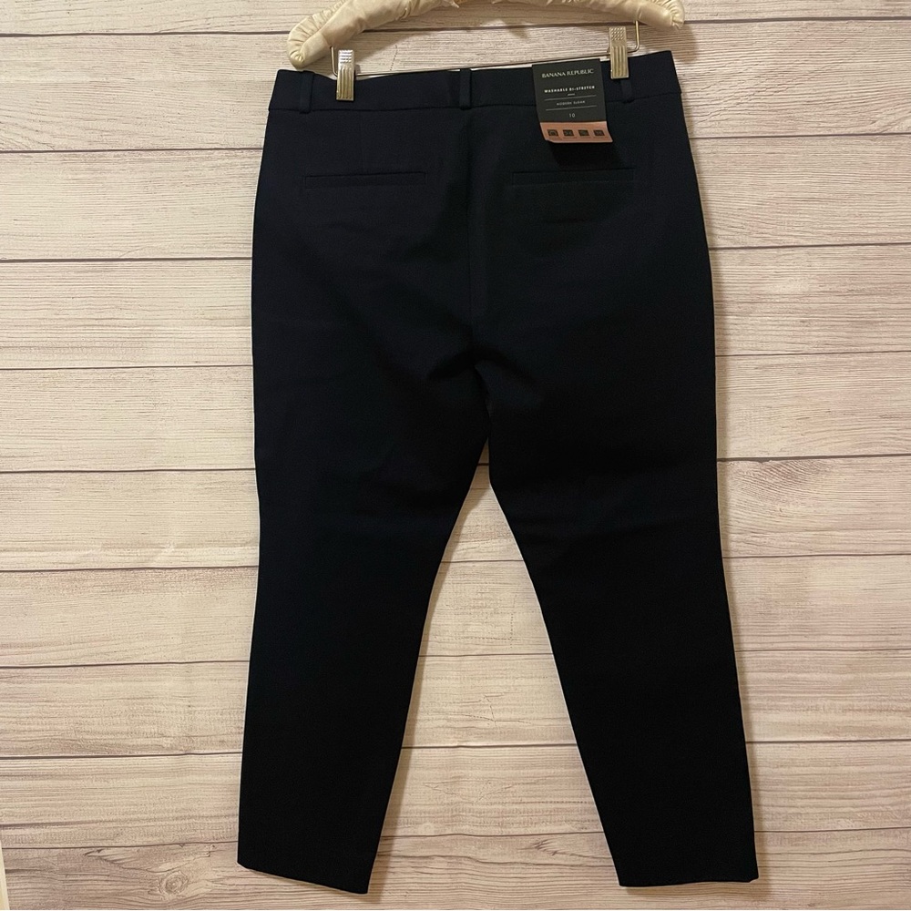 NWT | Banana Republic Modern Sloan Pants | Navy Blue - Picture 4 of 5